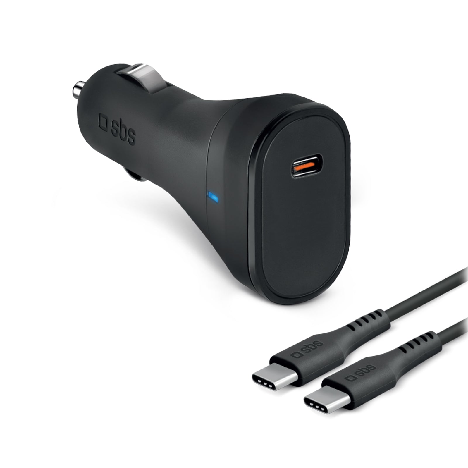 Kit caricatore auto 65W PD con cavo USB‑C 2m