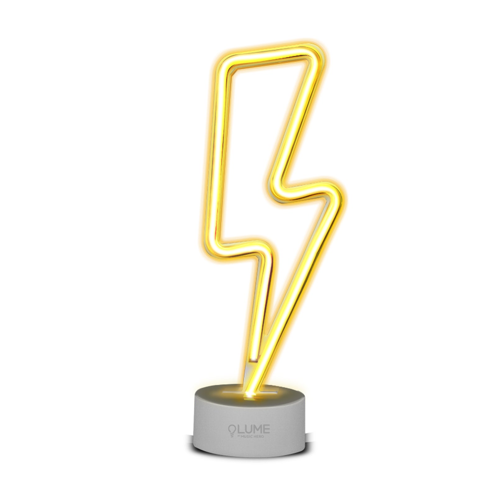 Insegna Luminosa a LED "Electric Bolt Power" con effetto neon per interni