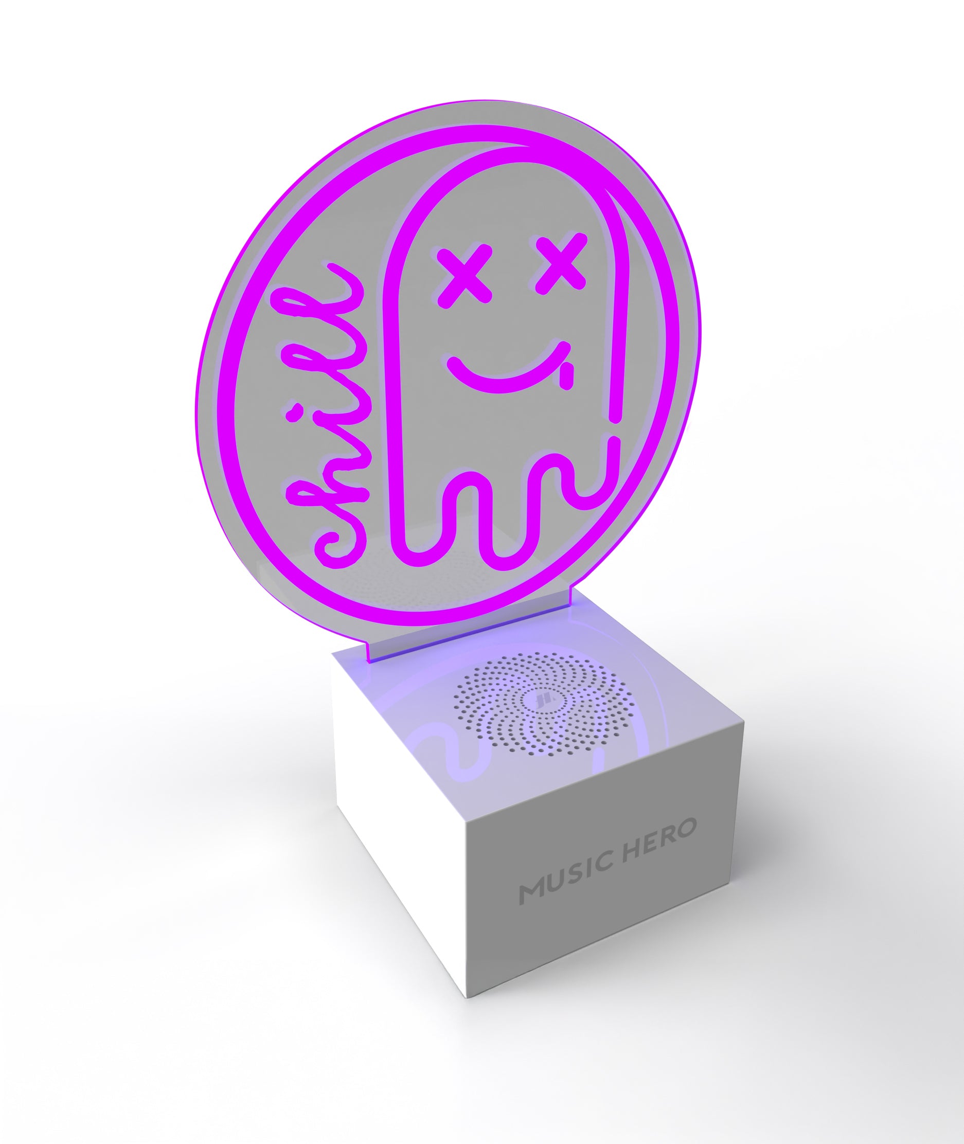 Neon: kabelloser Lautsprecher mit LED-Leuchten