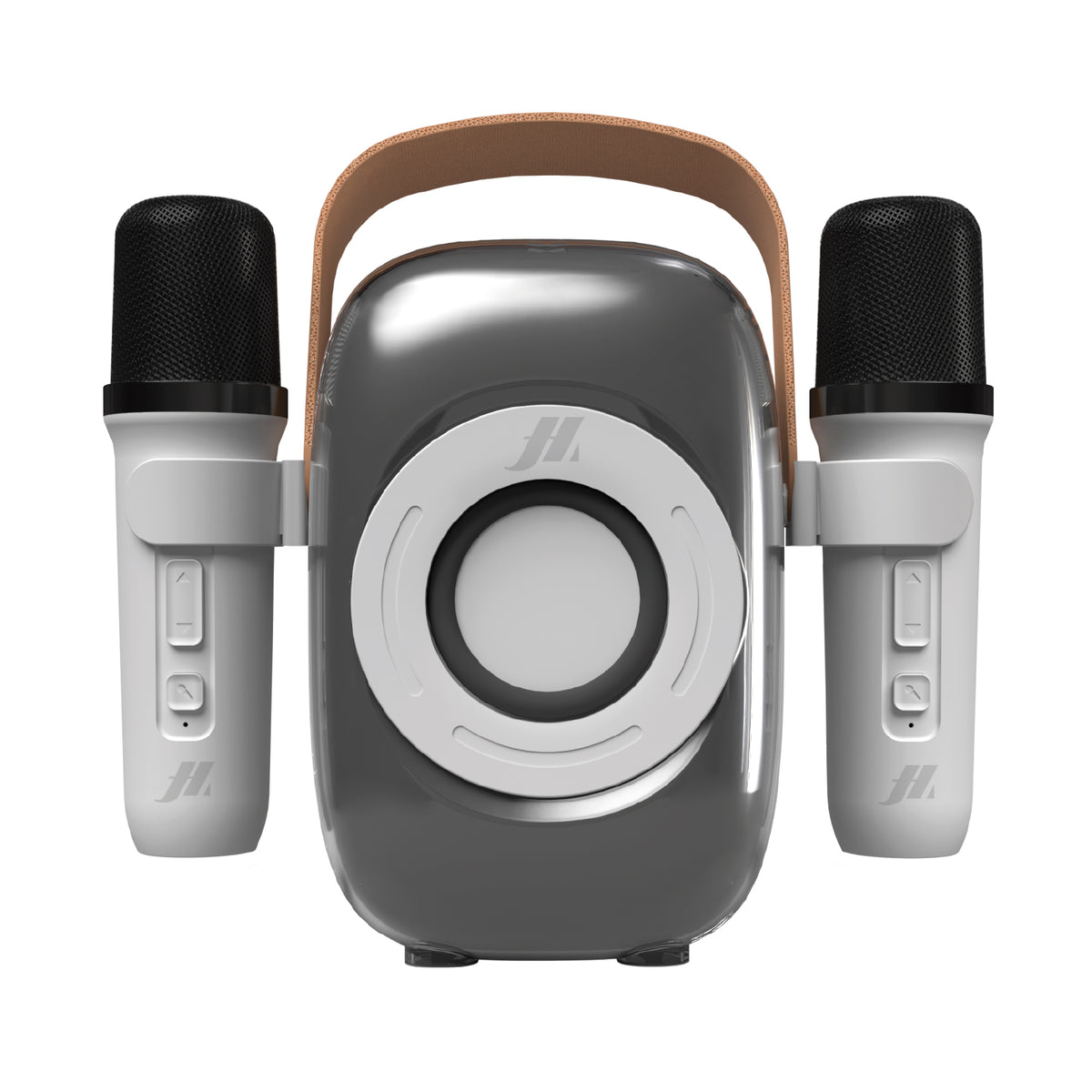 Speaker Karaoke wireless portatile con 2 microfoni