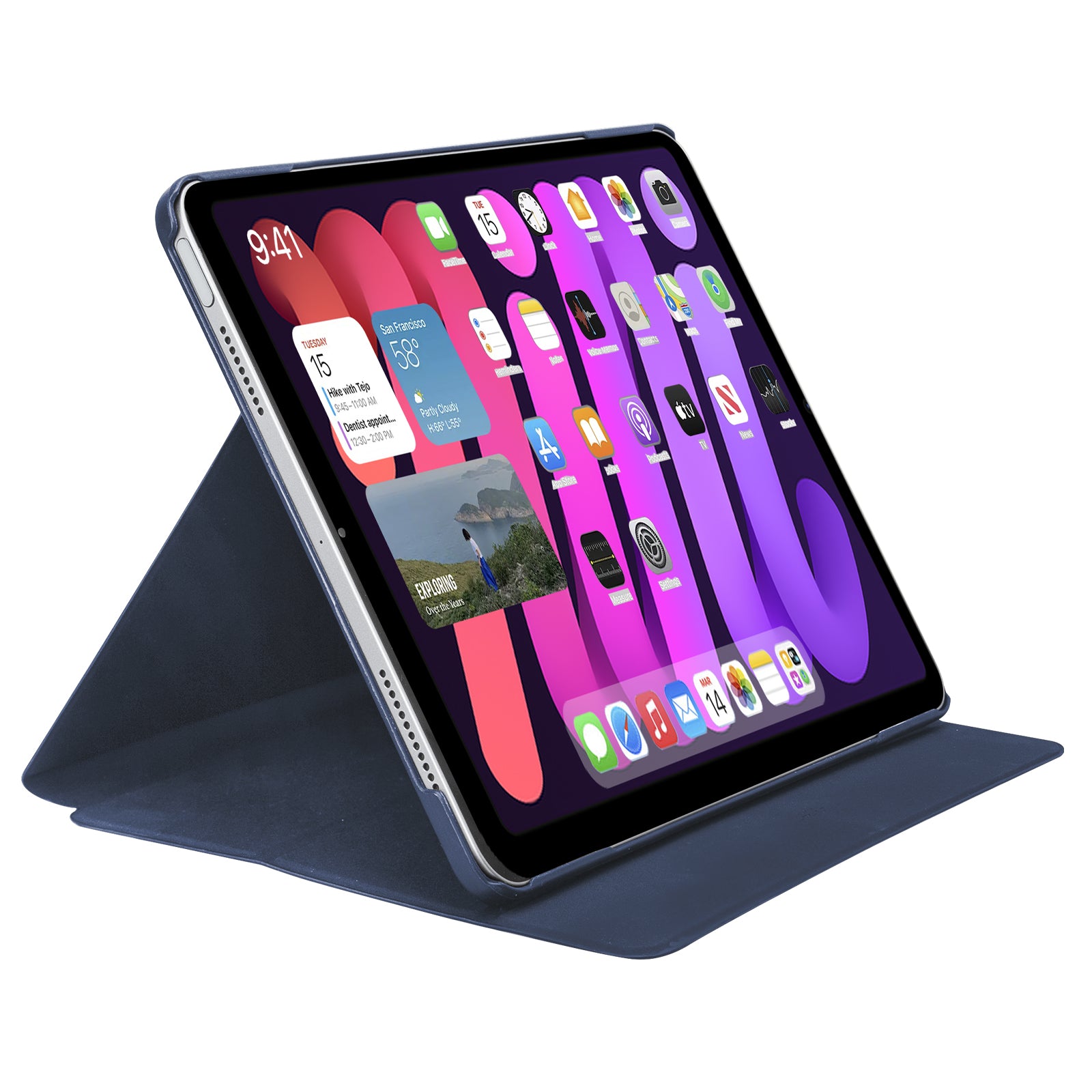 Custodia Book Pro con supporto a leggio per iPad Mini 6/Mini 7