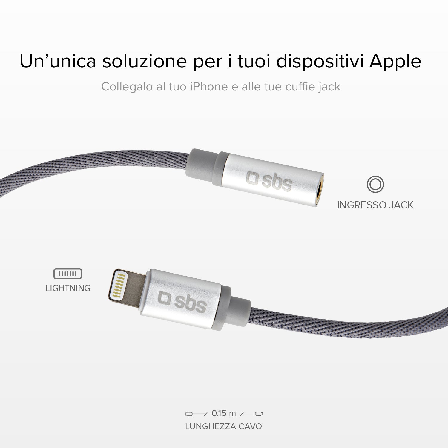 Adapter Lightning-Stecker – Klinkenbuchse