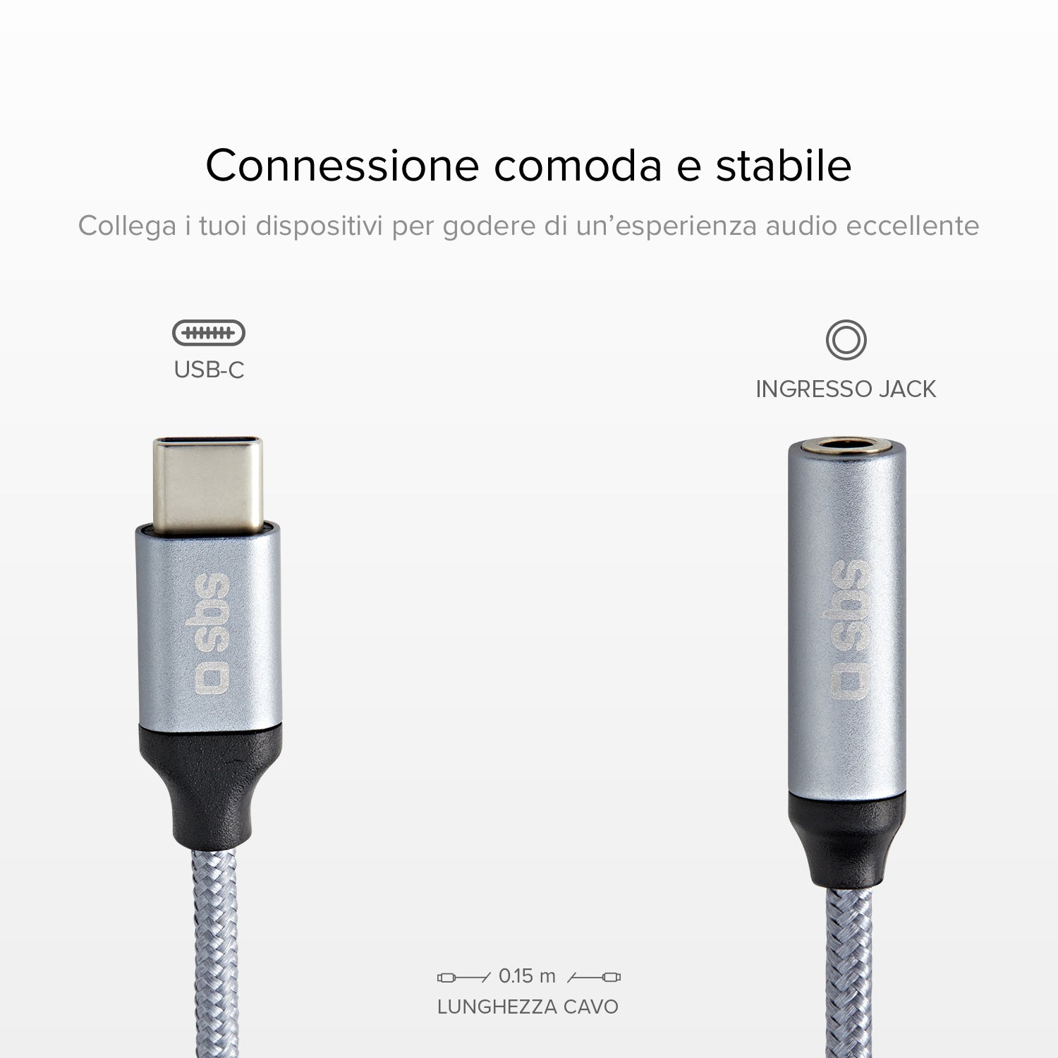 Smartphone-Adapter Typ C Stecker - Buchse