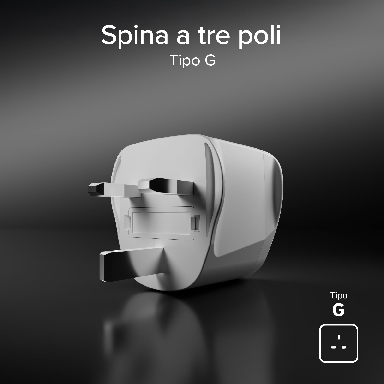 Adaptateur de voyage universel Type G – Fiche UK