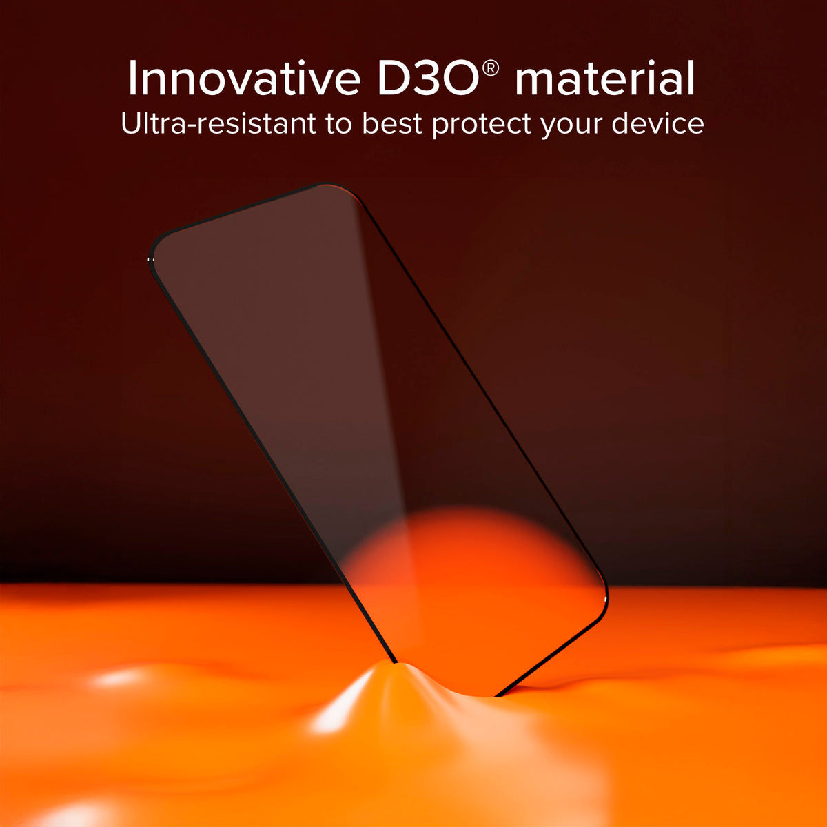 Vetrino ultraresistente D3O per iPhone 16/15 Plus