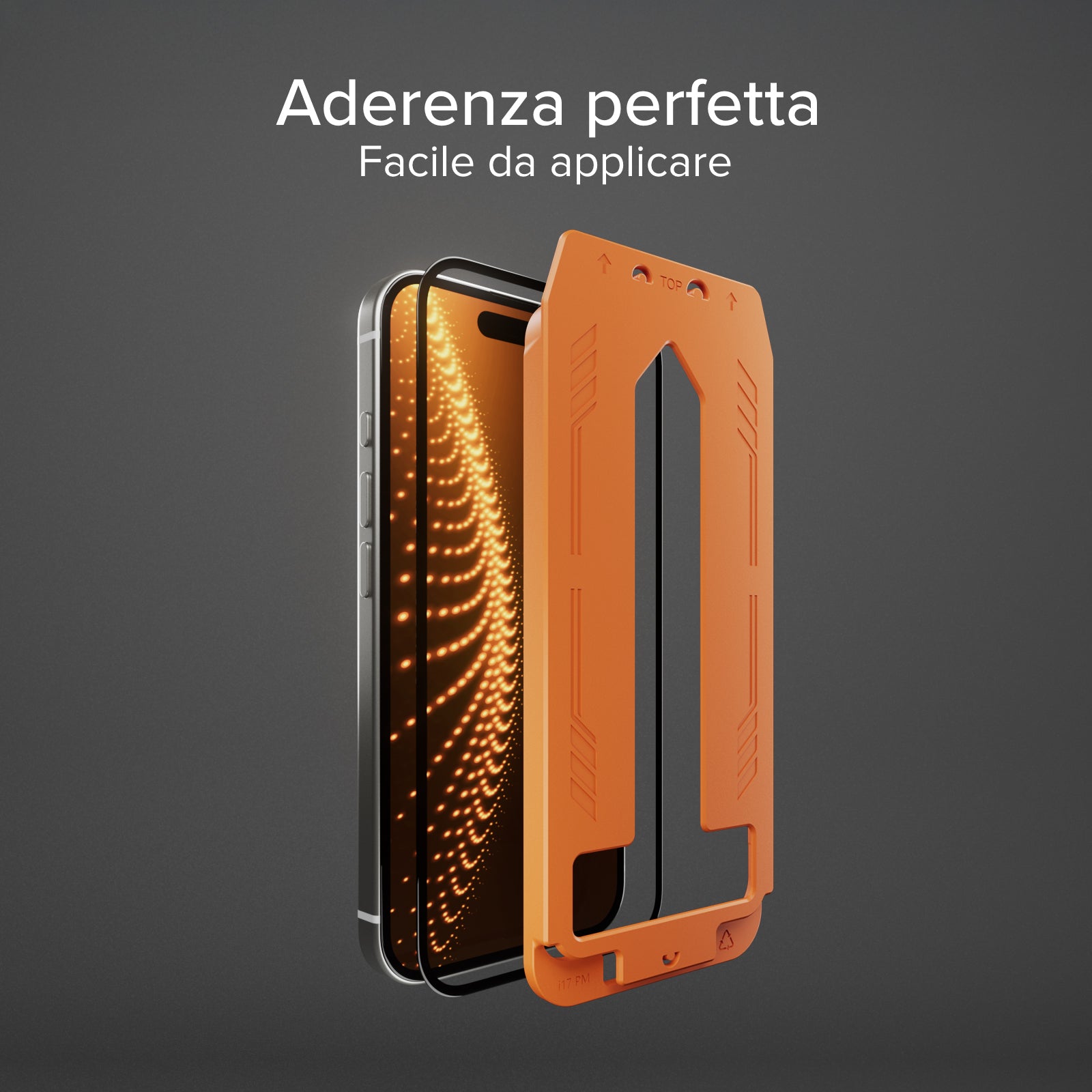 Vetrino ultraresistente per iPhone 17 Pro con tecnologia D3O con applicatore