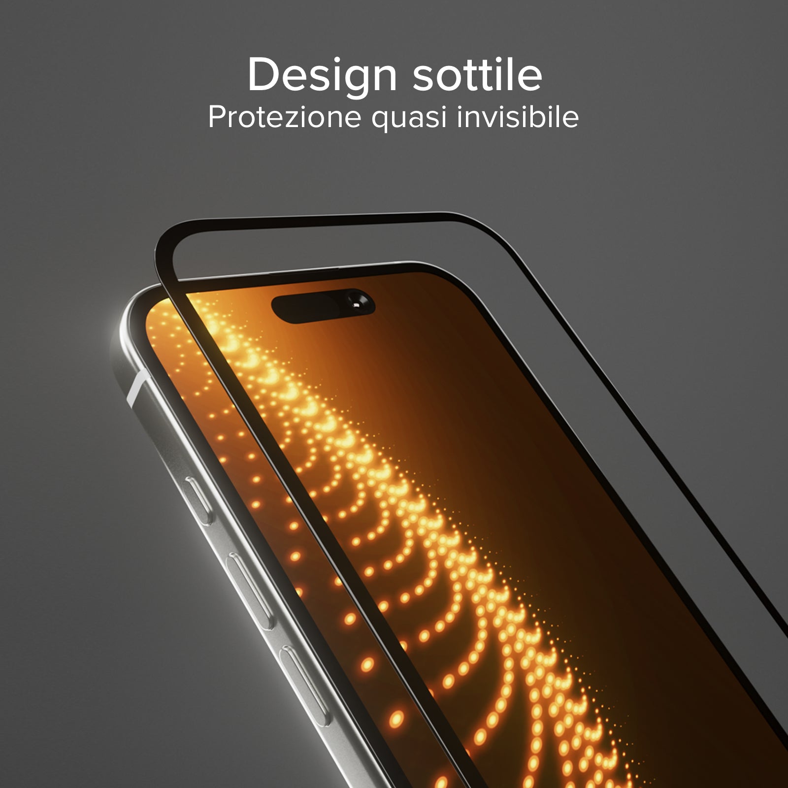 Vetrino ultraresistente per iPhone 17 con tecnologia D3O con applicatore