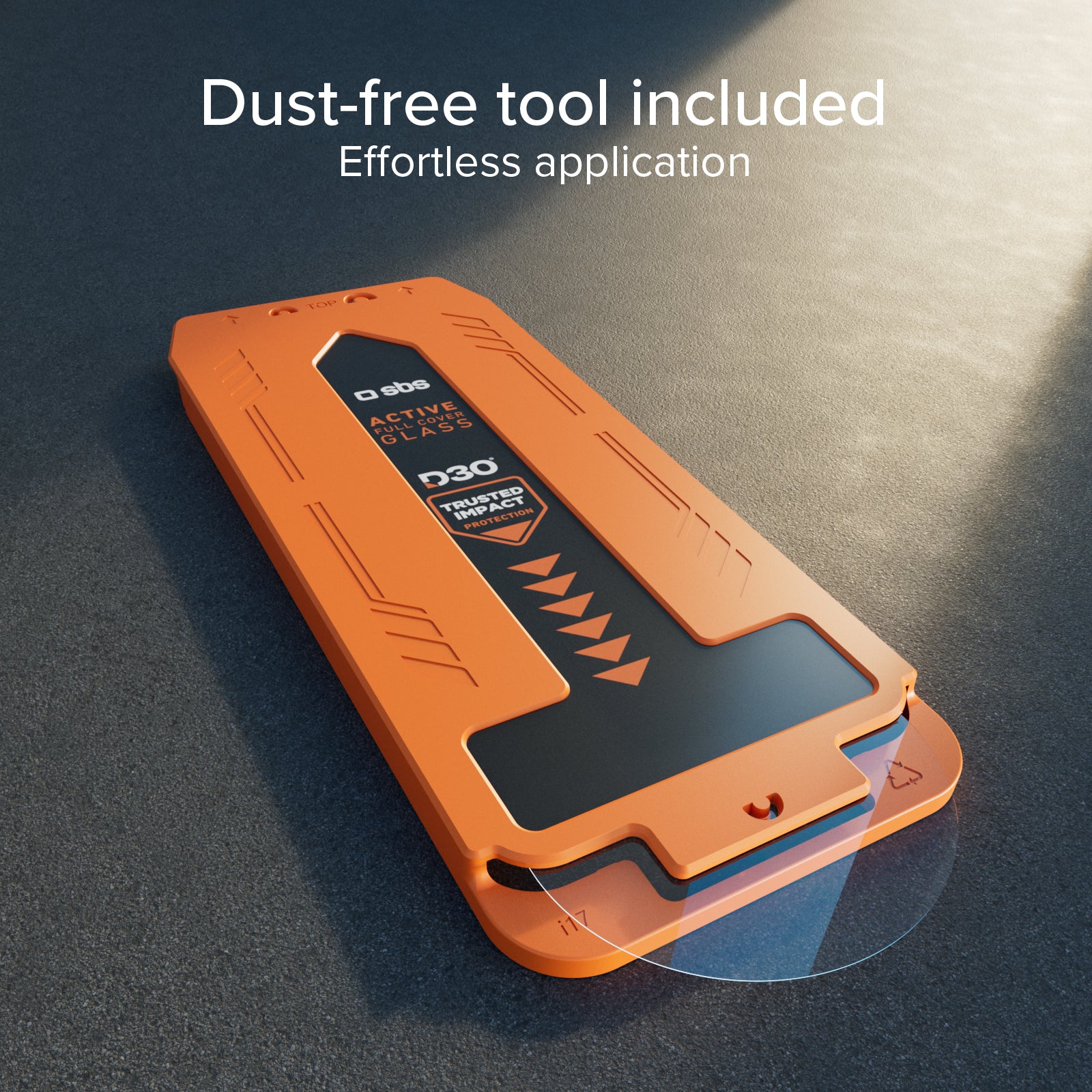 Vetrino ultraresistente per iPhone 17 Pro Max con tecnologia D3O con applicatore
