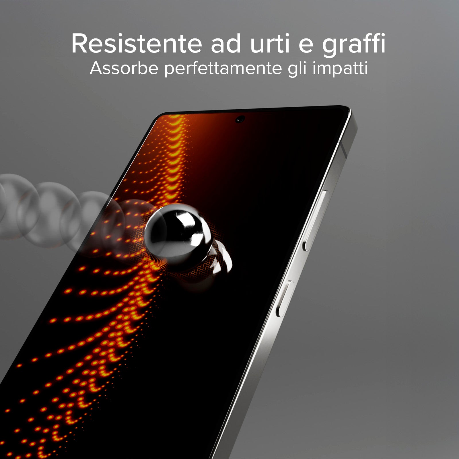 Vetrino ultraresistente per Samsung S25 Ultra con tecnologia D3O con applicatore