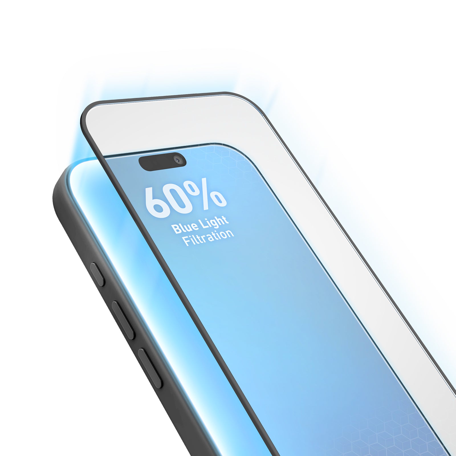 Full Cover Schutzglas Anti-Blaulicht mit Eyesafe® CPF60 Technologie für iPhone 17/16 Pro