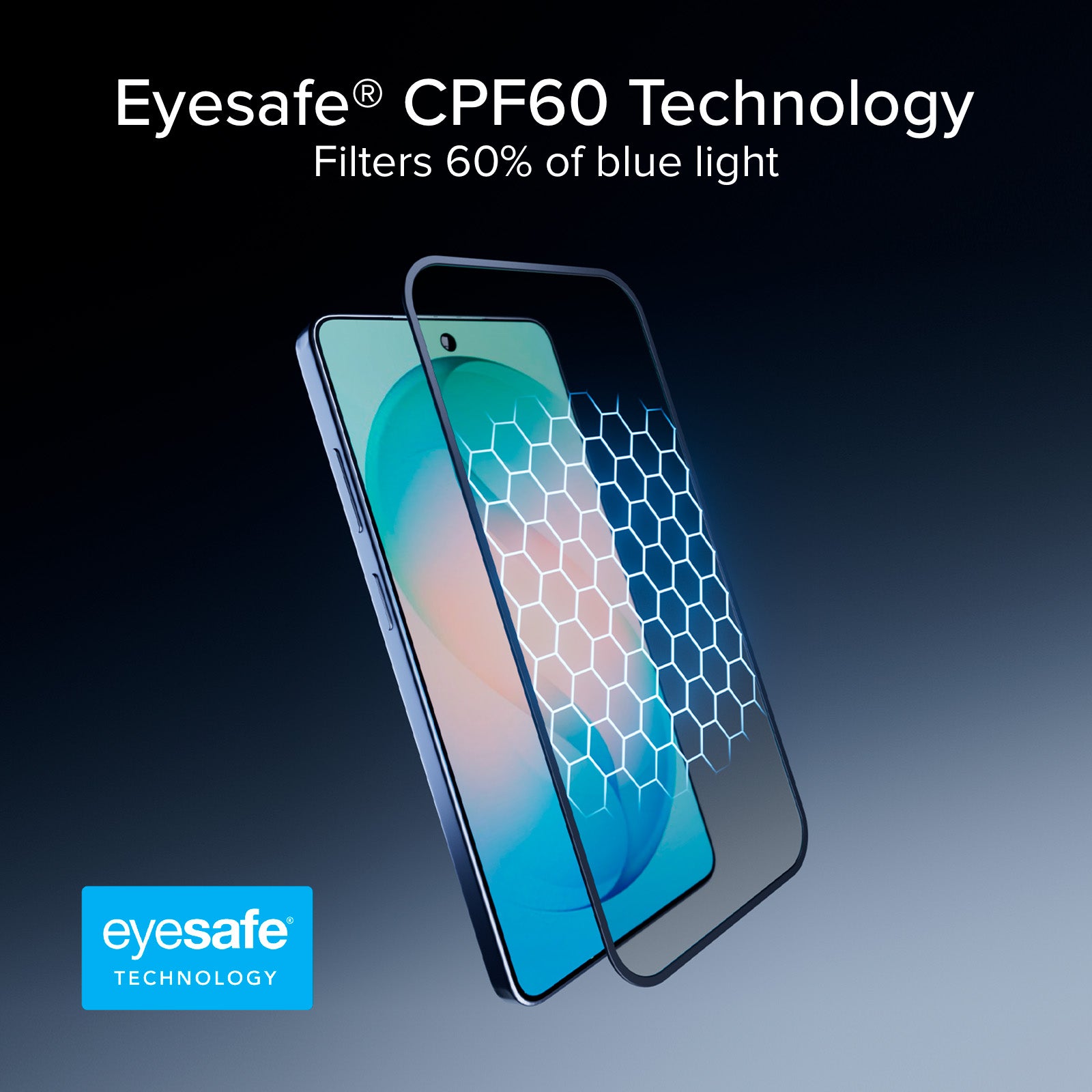 Vetro anti‑luce blu Eyesafe CPF60 per Samsung S26 Ultra