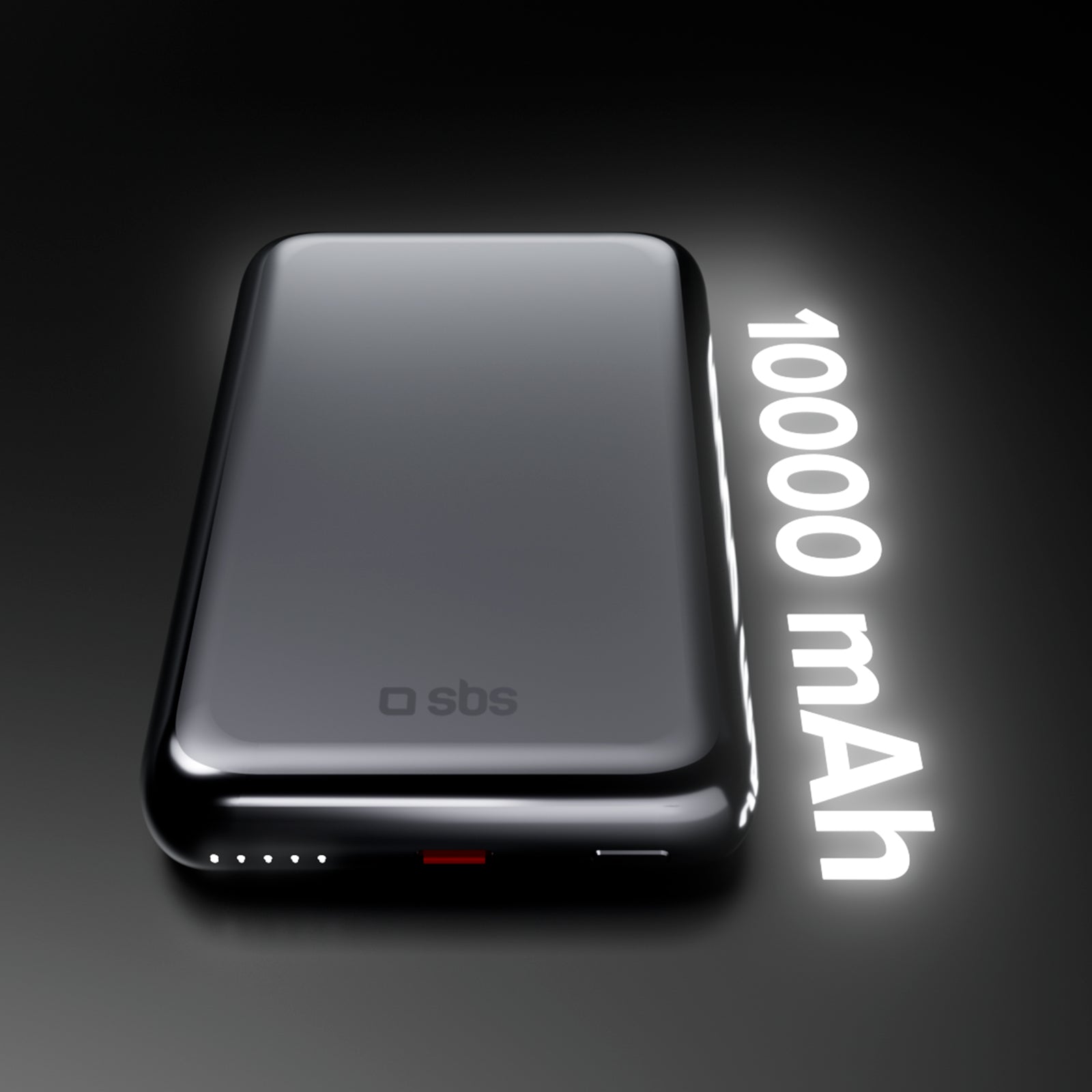 Power bank magnetico 10000 mAh Qi2.2 25W, Power Delivery 3.0, alluminio