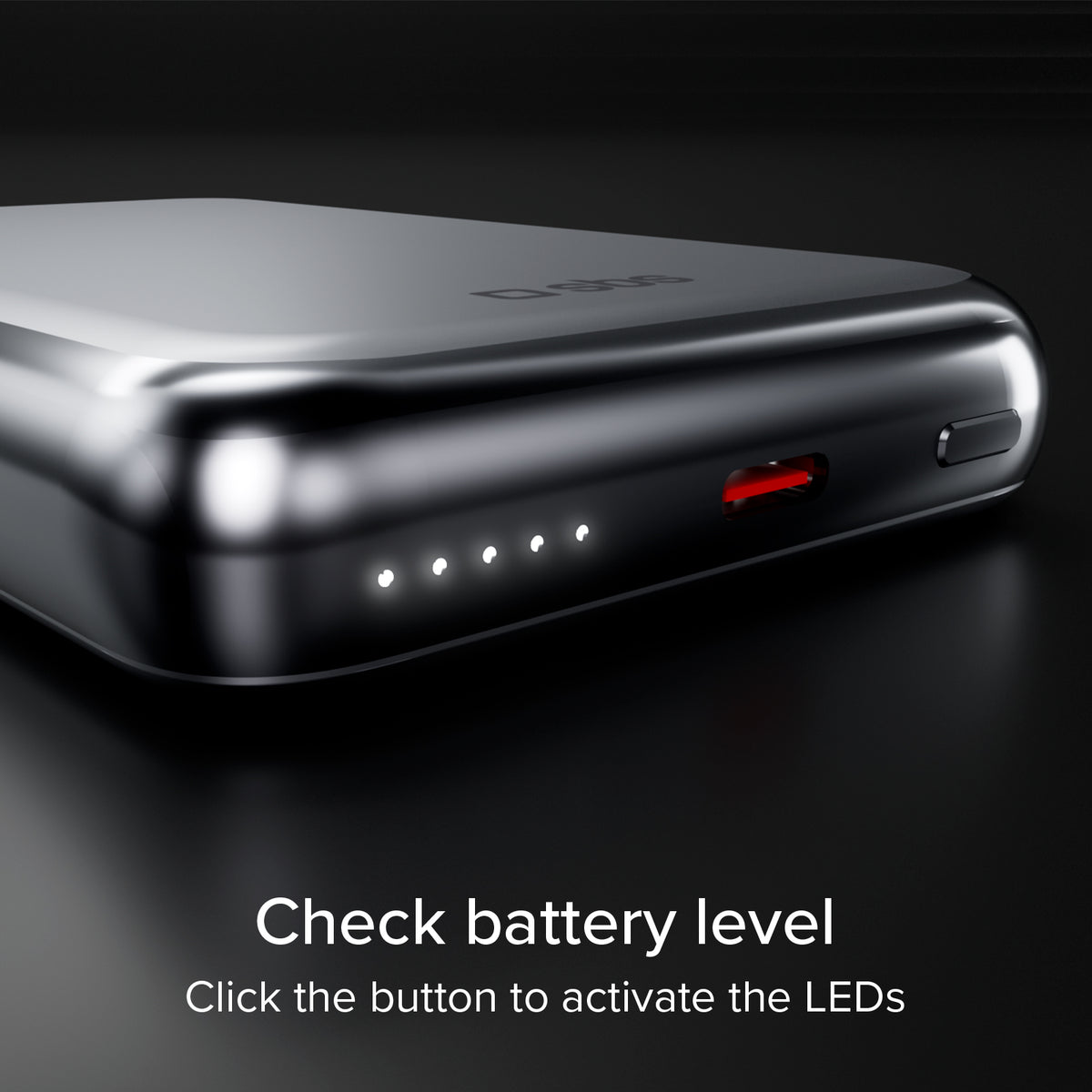 Power bank magnetico 10000 mAh Qi2.2 25W, Power Delivery 3.0, alluminio