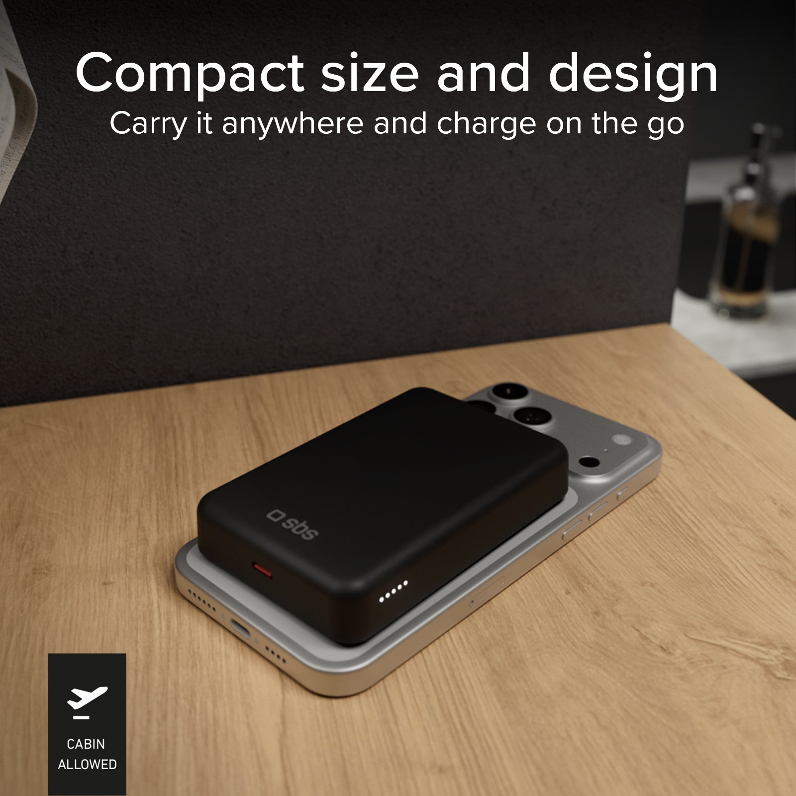 Power Bank Wireless Qi2 10.000 mAh con USB-C