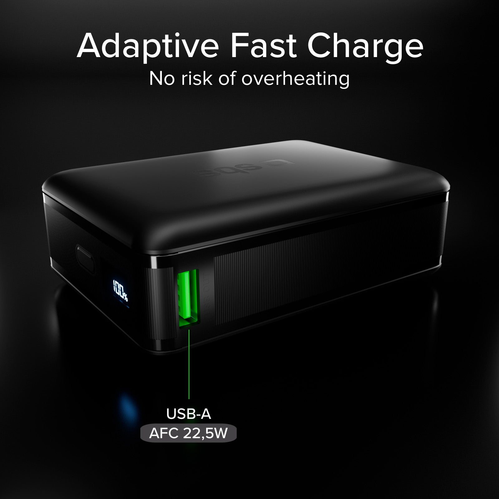 Power bank da 20.000 mAh con display LCD e ricarica per laptop da 65 W