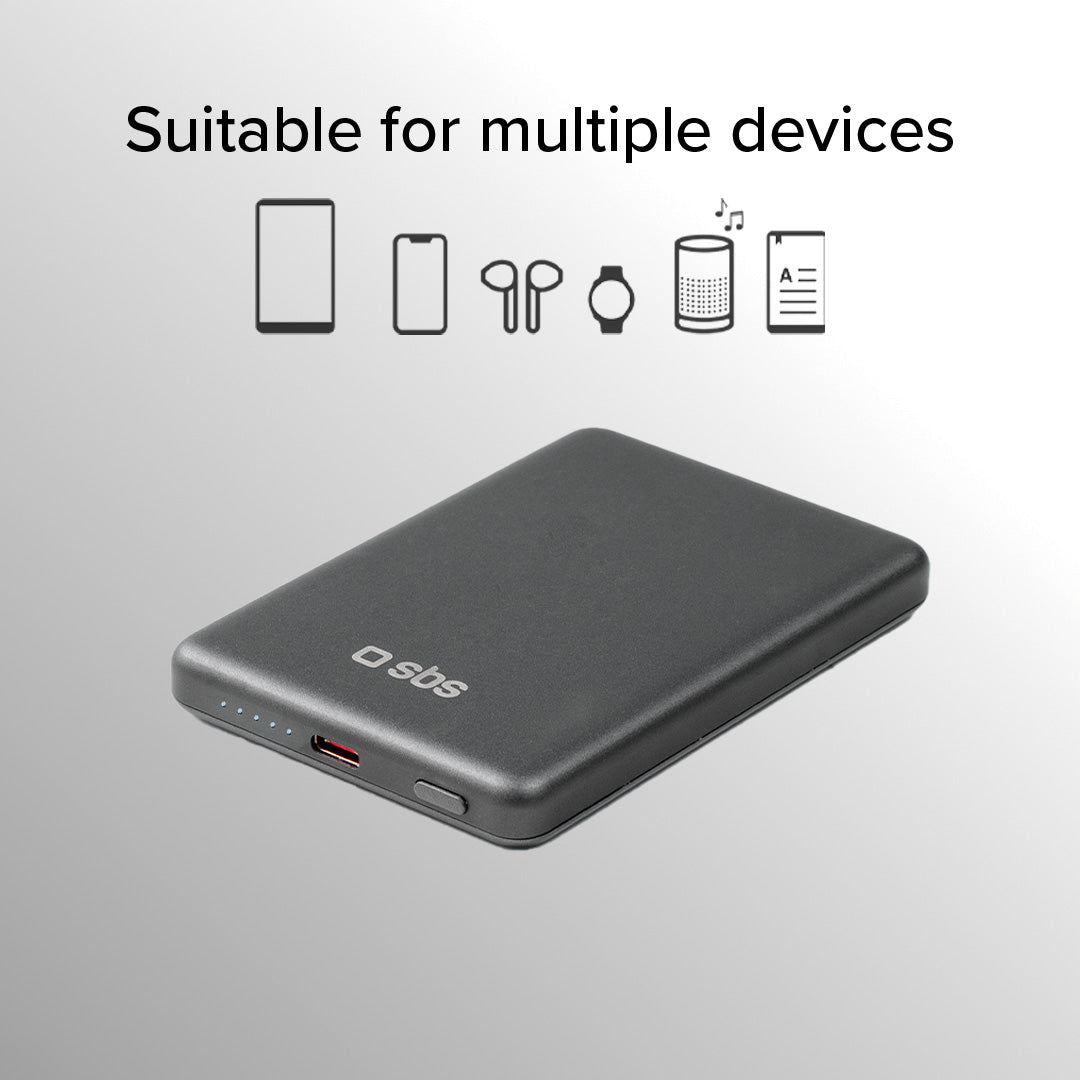 Power bank 5000 mAh compatible con MagSafe