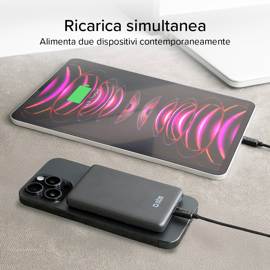 Power bank 5000 mAh compatible con MagSafe