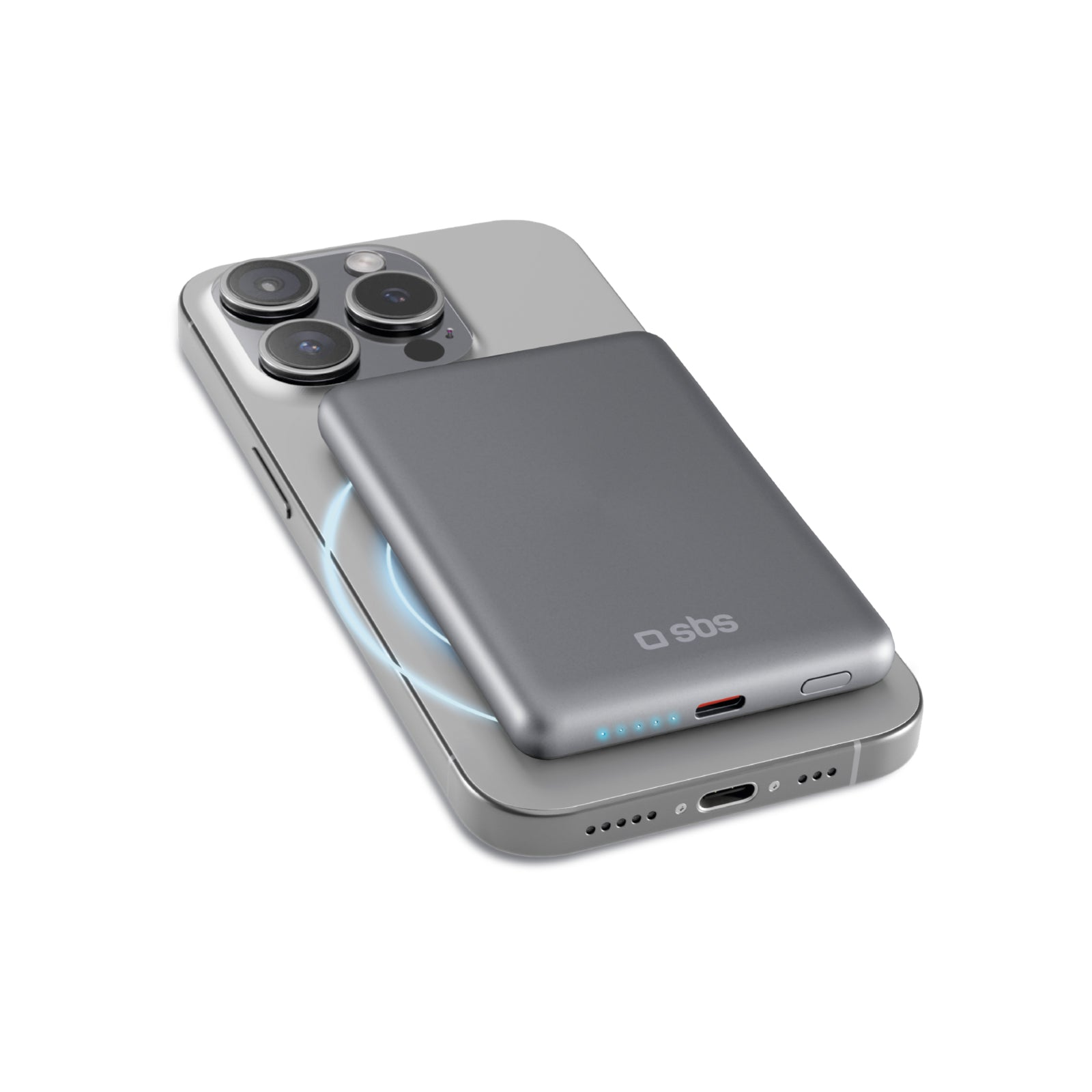 Power bank 5000 mAh compatible con MagSafe