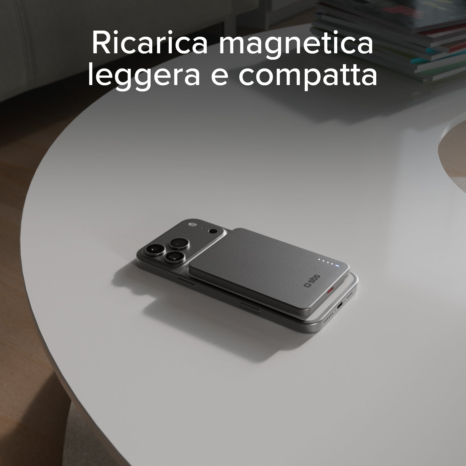 PowerBank magnetico extra-slim 5000mAh