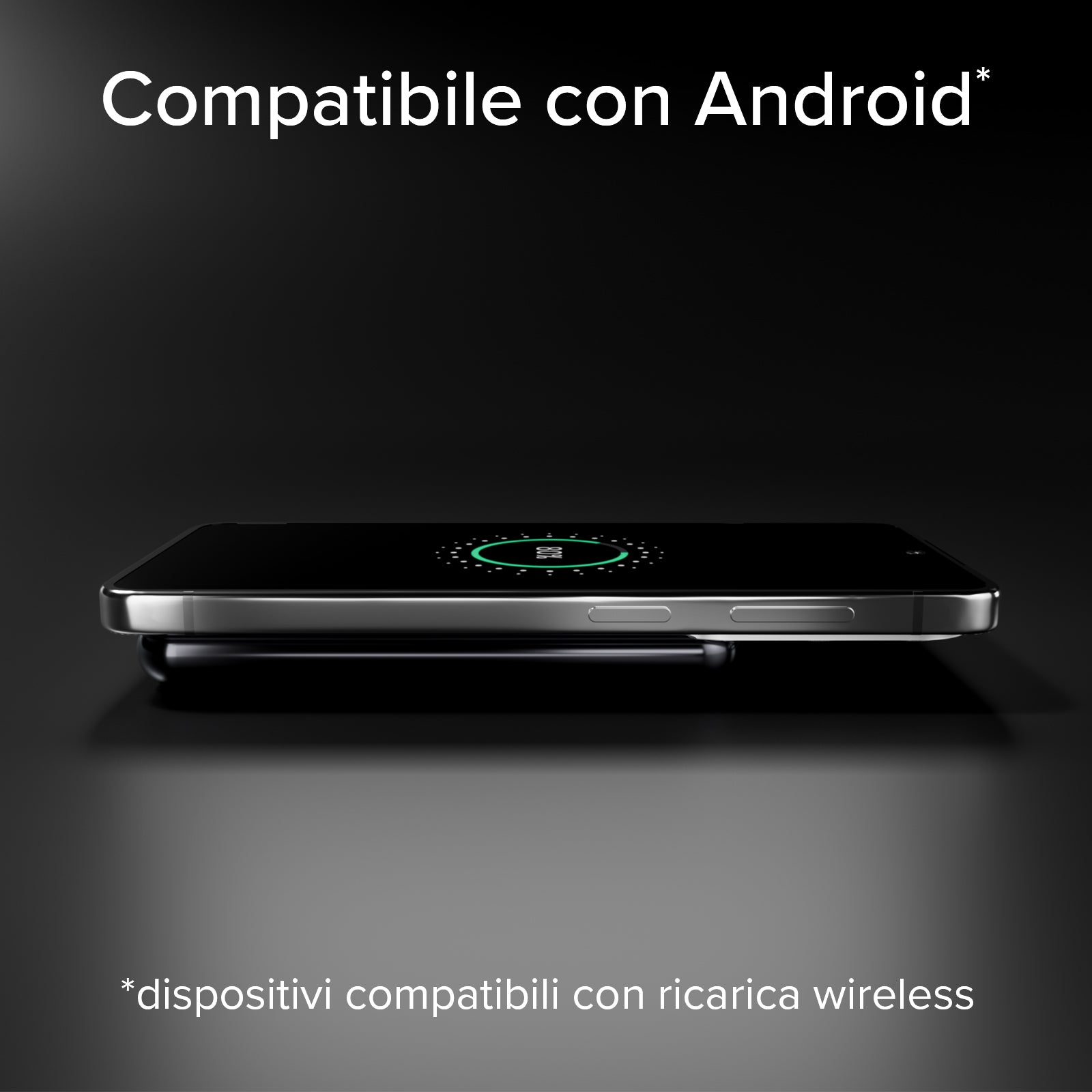 Power bank magnetico 5000 mAh, wireless PD 20W, alluminio, MagSafe