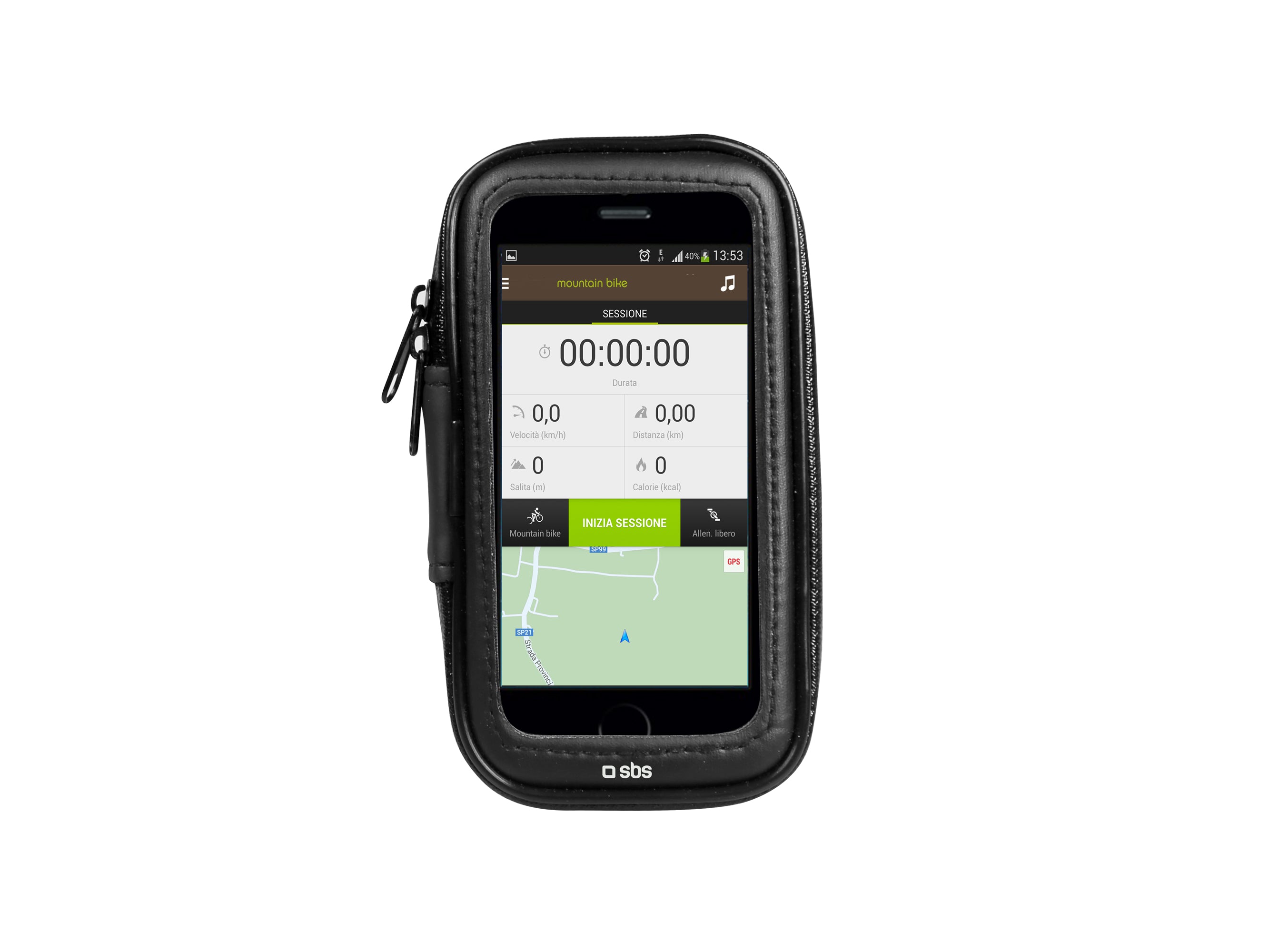 Soporte de bicicleta para smartphones de hasta 4.5"
