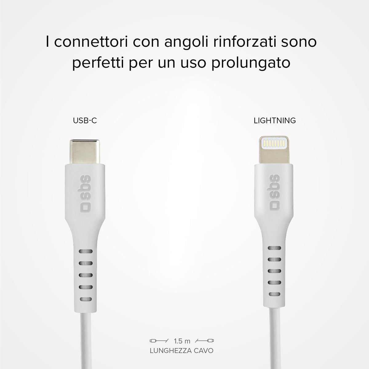 Cavo dati e ricarica USB-C a Lightning