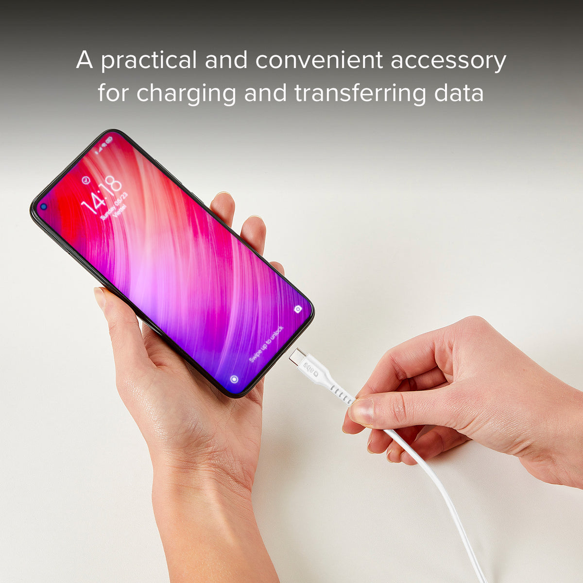 Cavo dati in silicone 1.5m - Connettori USB-C a USB-C