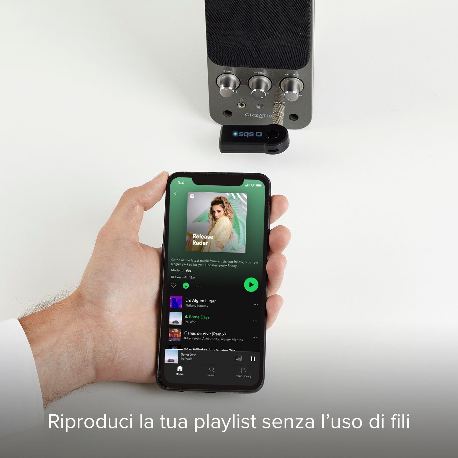 Récepteur audio sans fil