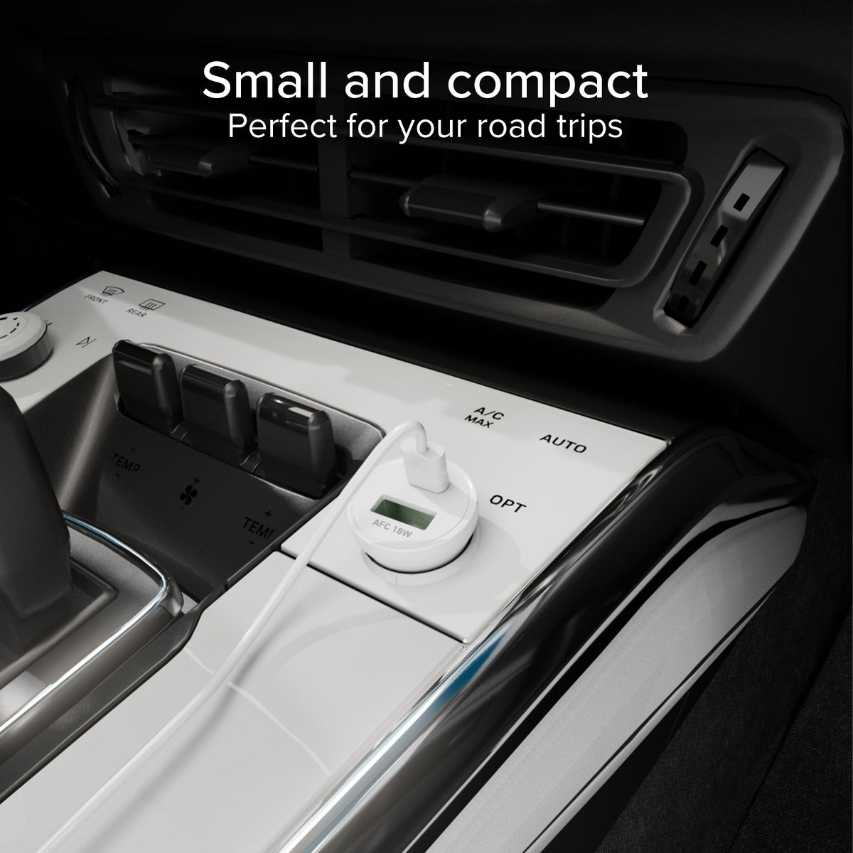 Caricatore auto 20W con doppia USB