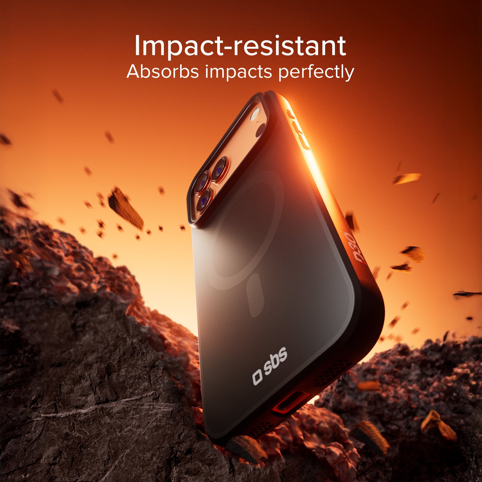 Coque pour iPhone 17 Pro avec technologie D3O