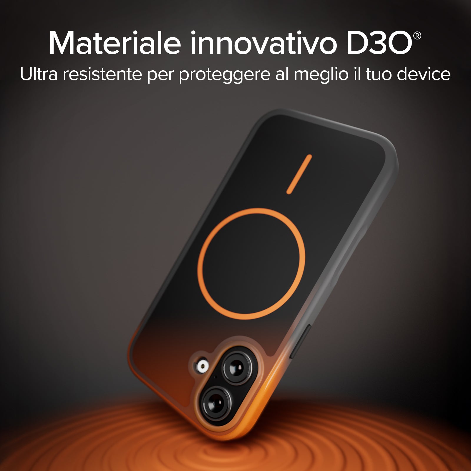 Cover Core compatibile MagSafe per iPhone 17 con protezione D3O antiurto