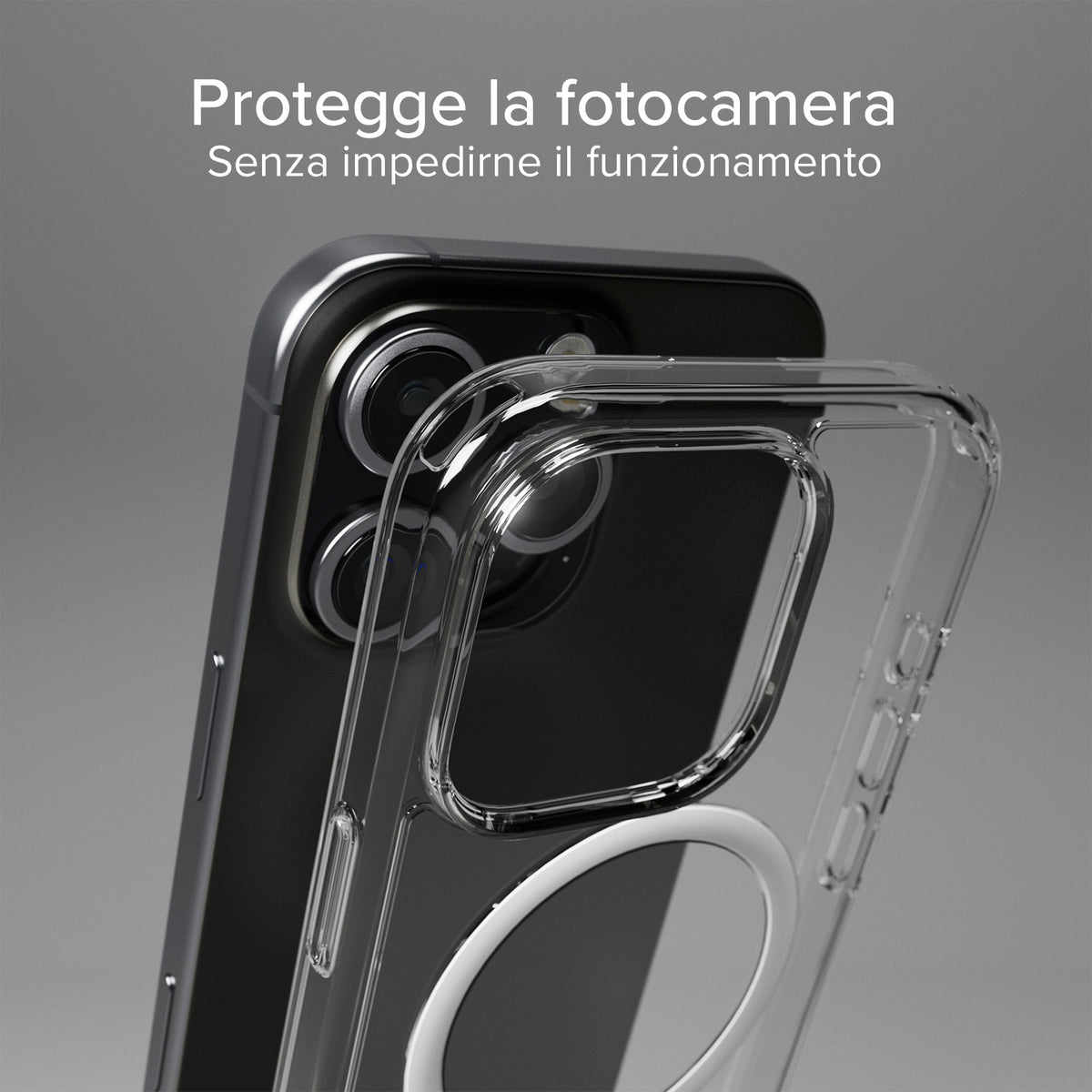 Cover ultraresistente per iPhone 16 Pro con tecnologia D3O
