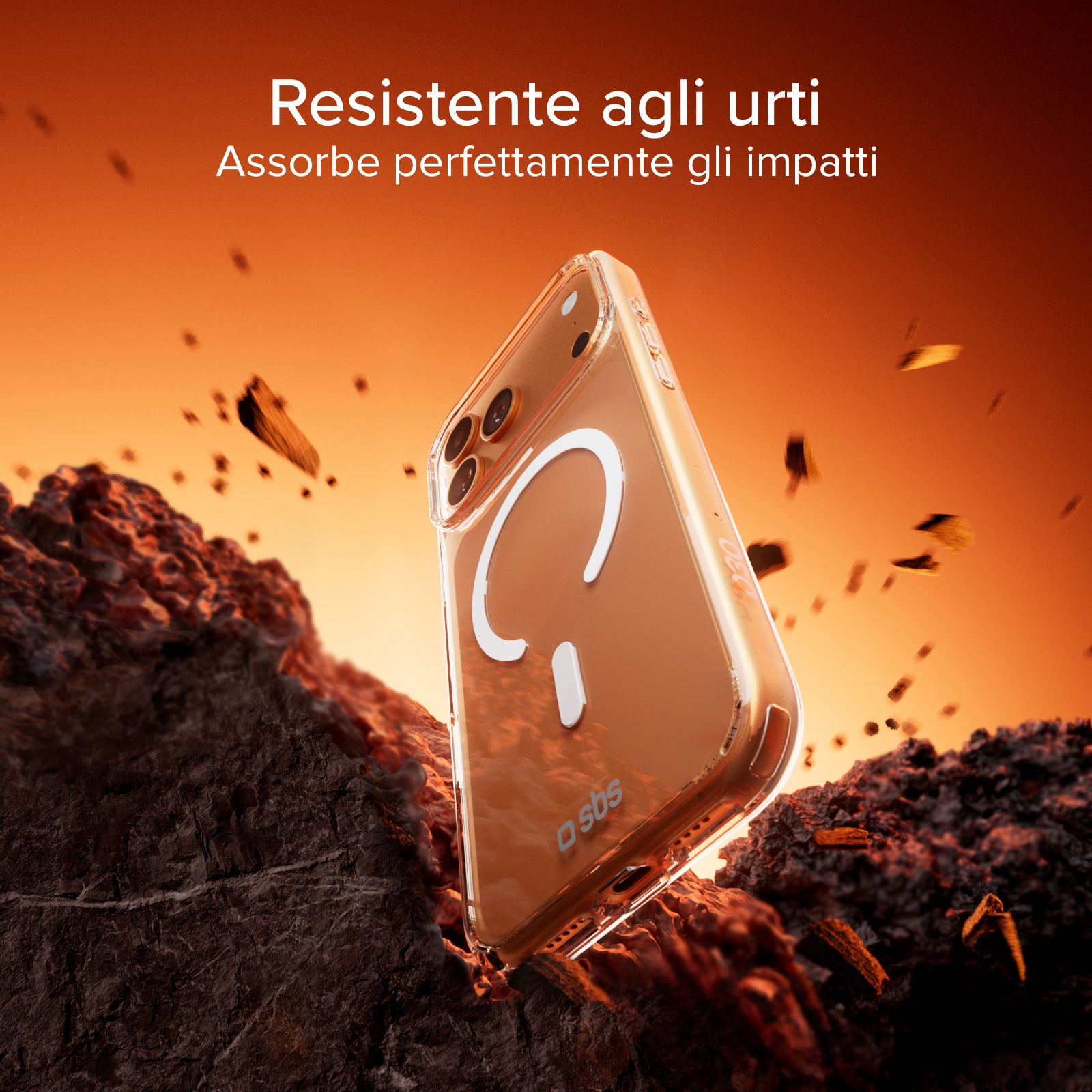 Extrem widerstandsfähiges Cover für iPhone 17 Pro Max mit D3O-Technologie