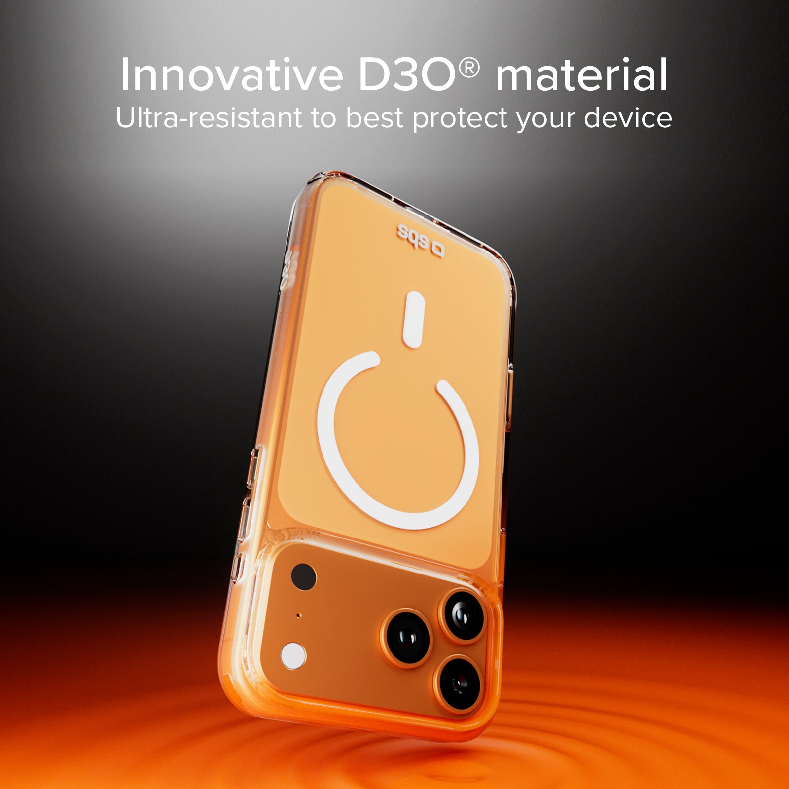 Extrem widerstandsfähiges Cover für iPhone 17 Pro Max mit D3O-Technologie