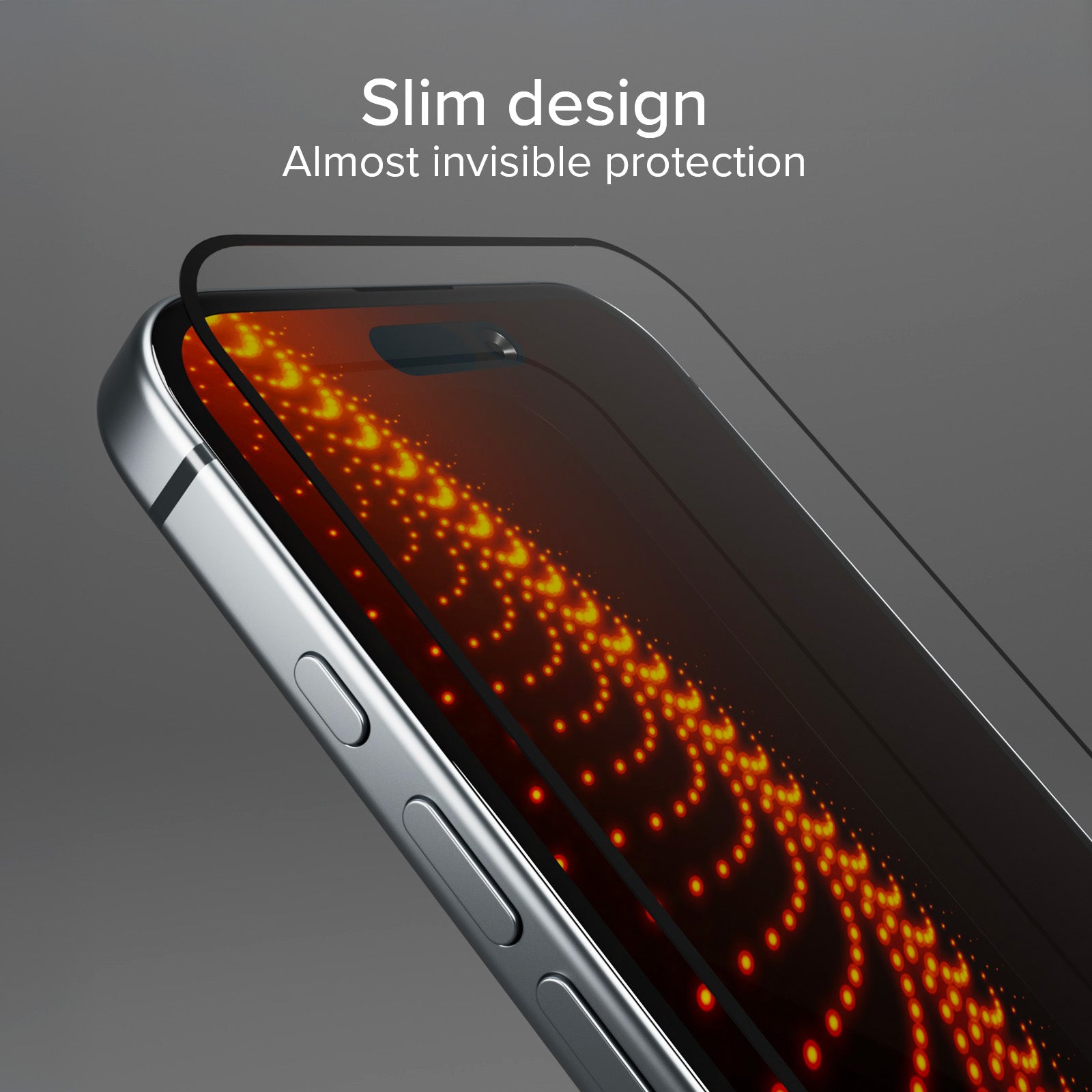 Vetrino ultraresistente per iPhone 16 Pro Max con tecnologia D3O