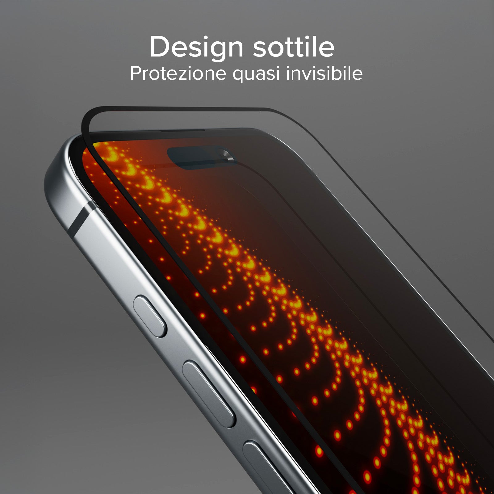 Vetrino ultraresistente per iPhone 16 Plus/15 Plus/15 Pro Max con tecnologia D3O