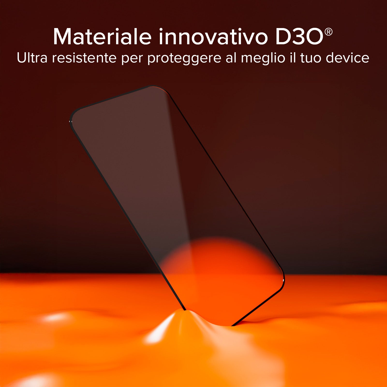 Vetrino ultraresistente per iPhone 16e/14/13/13 Pro con tecnologia D3O