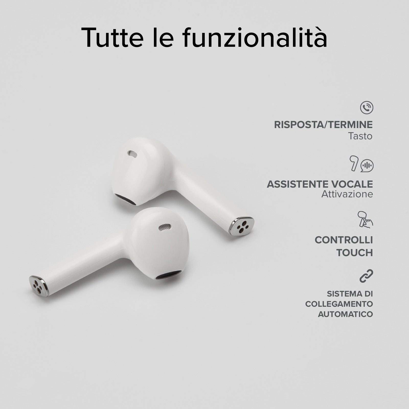 TWS One Color – kabellose Ohrhörer mit True-Wireless-Stereo-Technologie