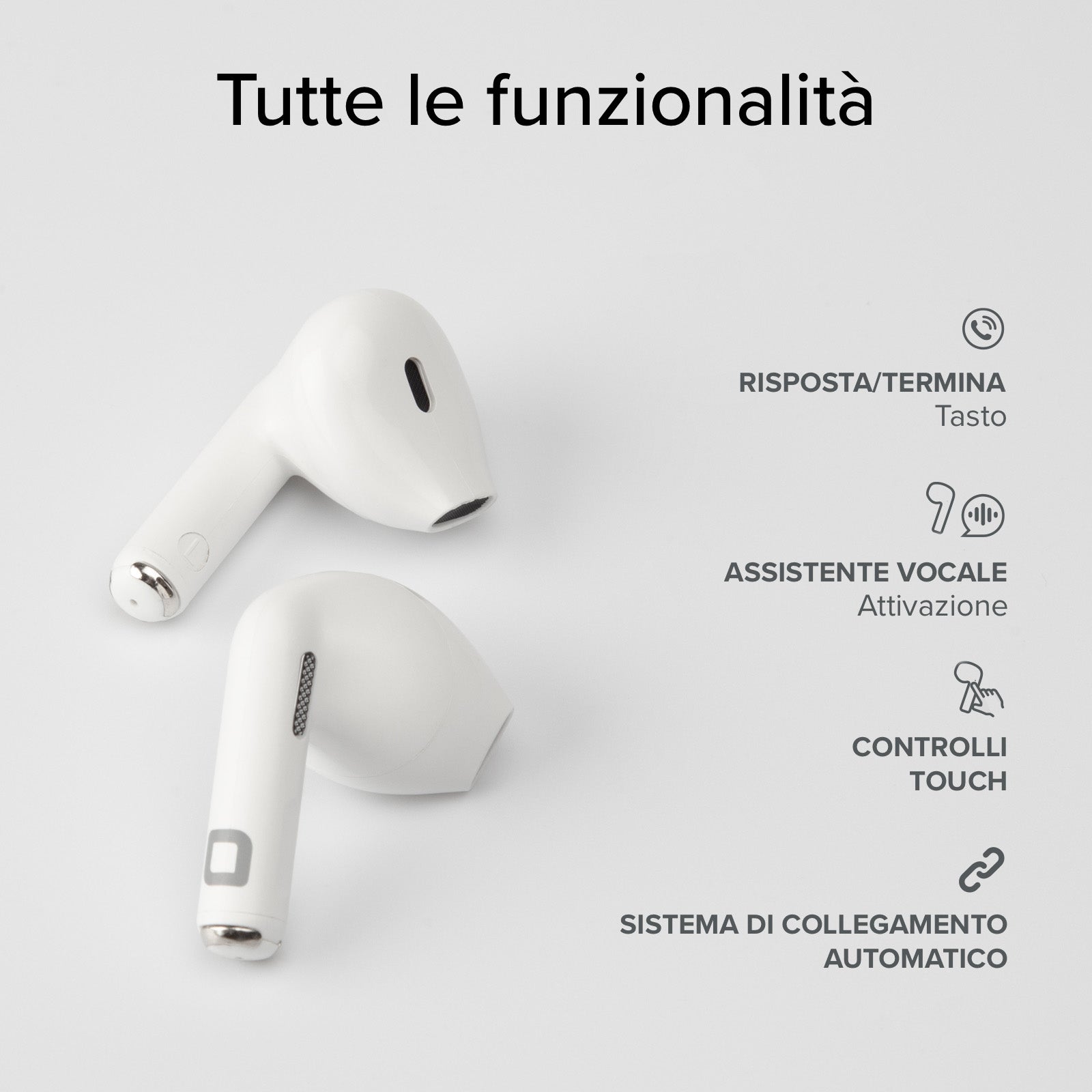 Semi-in-Ear-Ohrhörer TWS