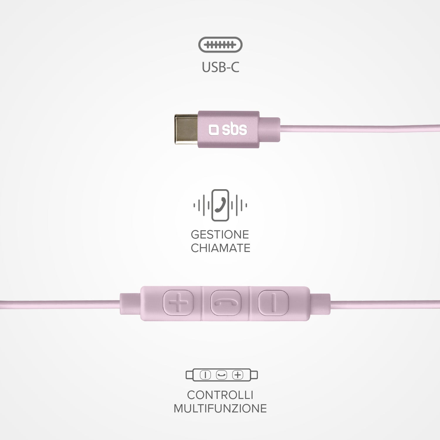 Studio Mix 65c - Wired semi-in-ear earphones with USB-C connector