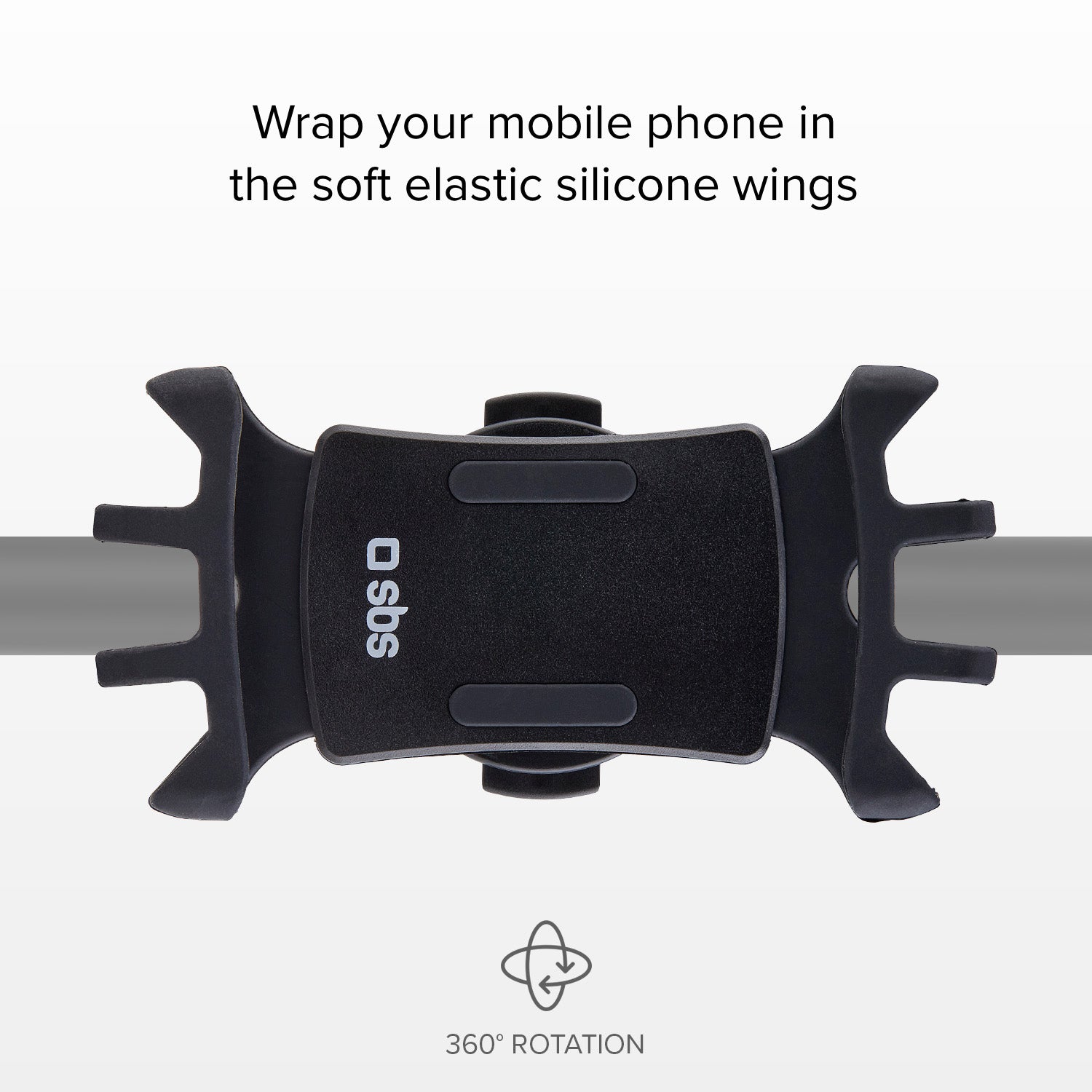 Soporte de móvil para bici y monopatín 360º