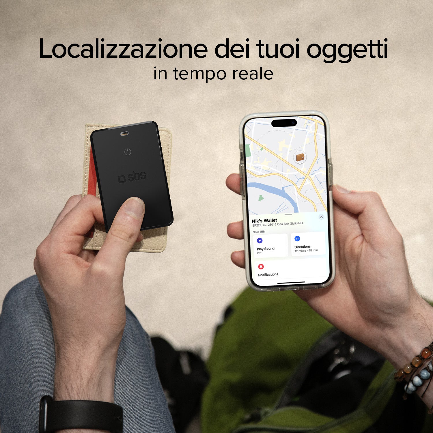 Ultra slim object locator compatible with Apple Find My