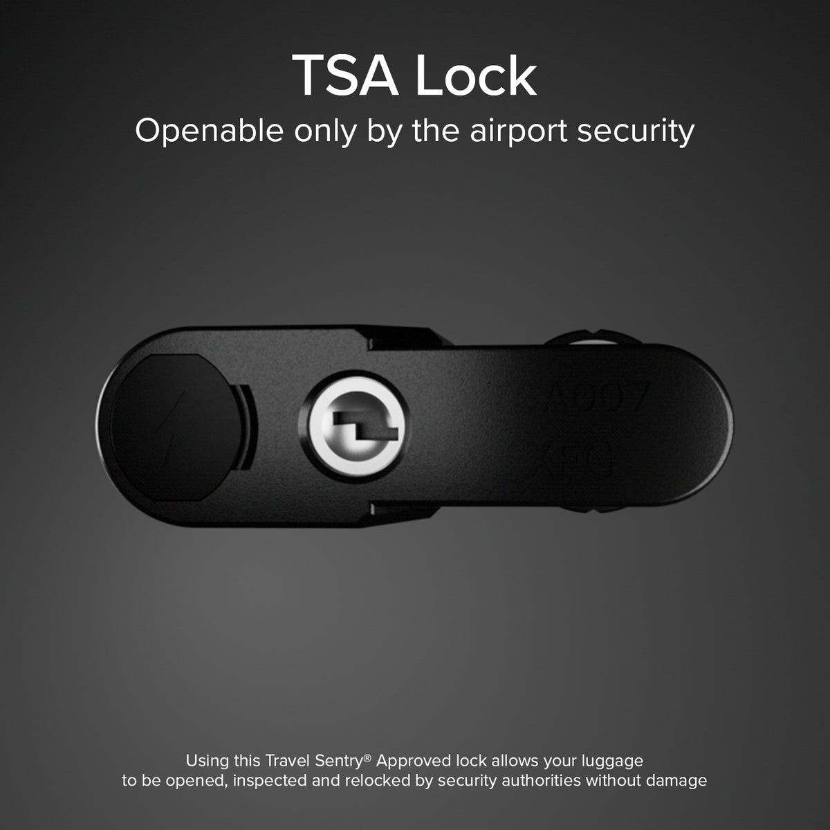 TSA Lock with Tracker and Dual Compatibility Apple Find My and Google Find Hub, Ideal for Suitcases