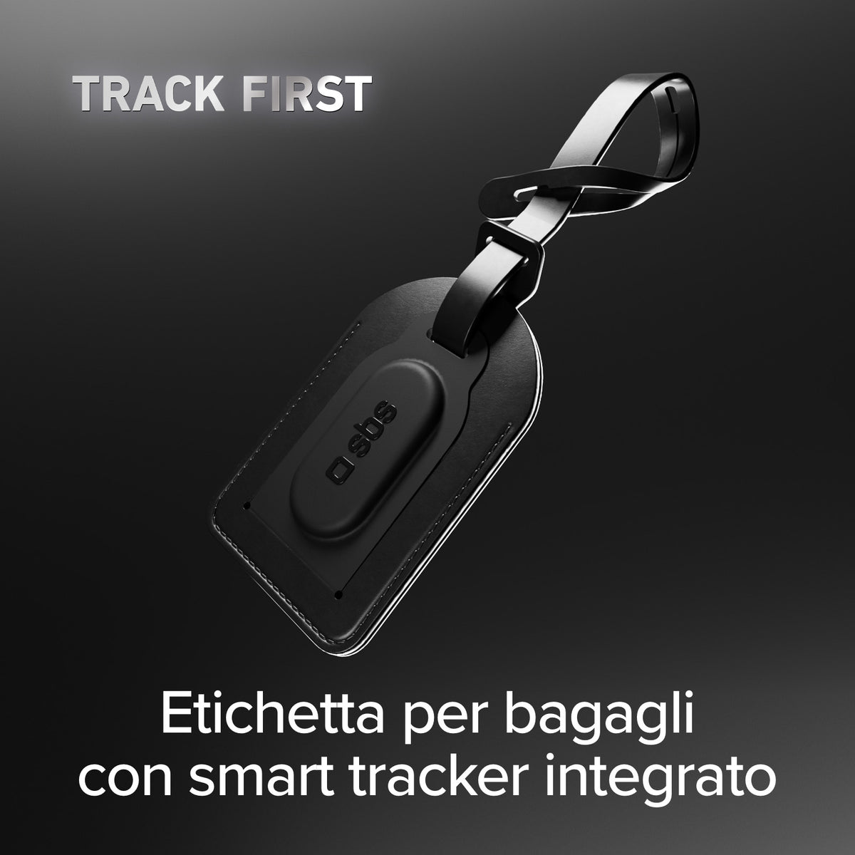 Track My Bag Kofferanhänger mit Tracker, kompatibel mit Apple Find My und Google Find Hub