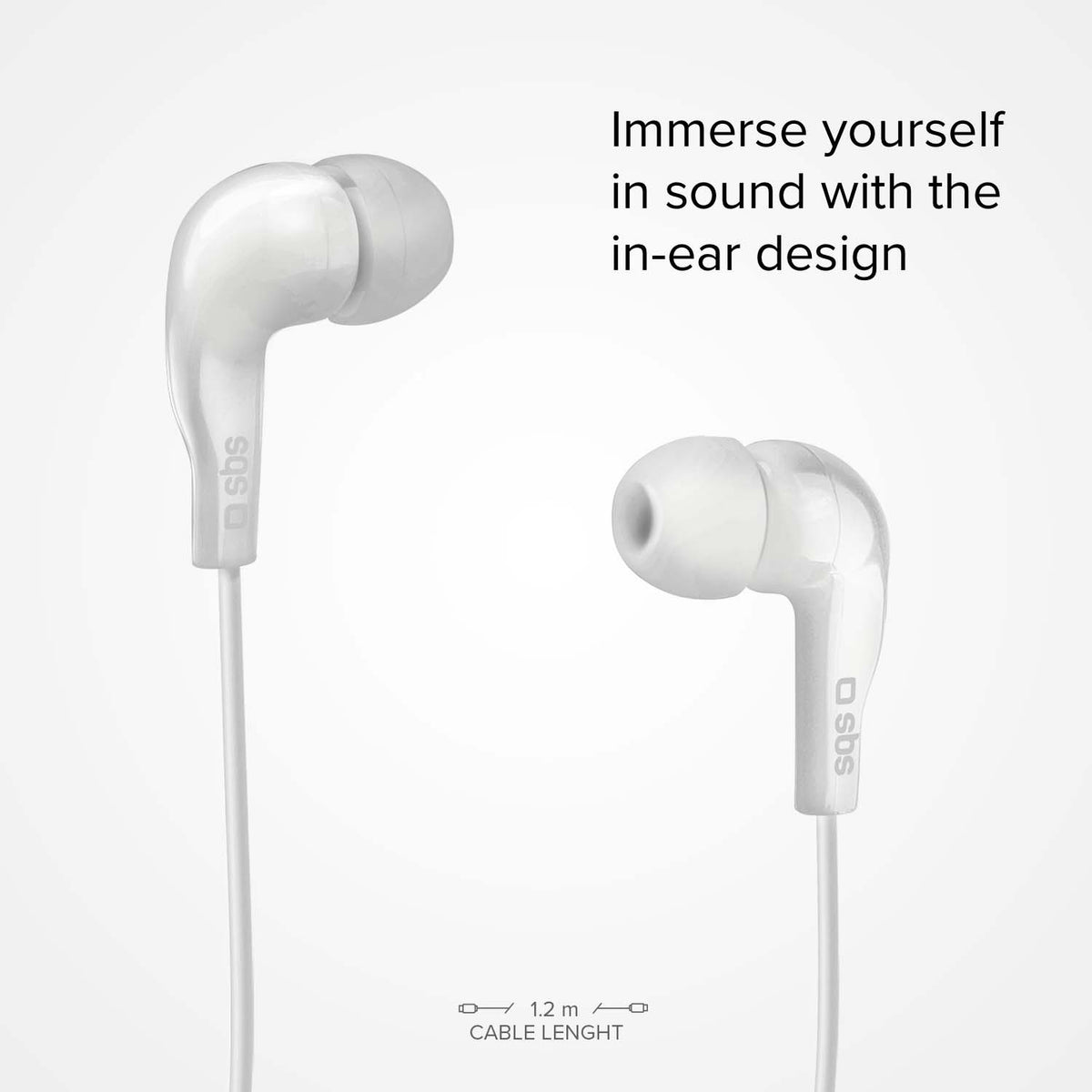 Kopfhörer mit Kabel, Stereo In-Ear Studio Mix 10, 3,5 mm Klinkenstecker mit Mikrofon und Taste zur Gesprächsannahme/ -beendigung