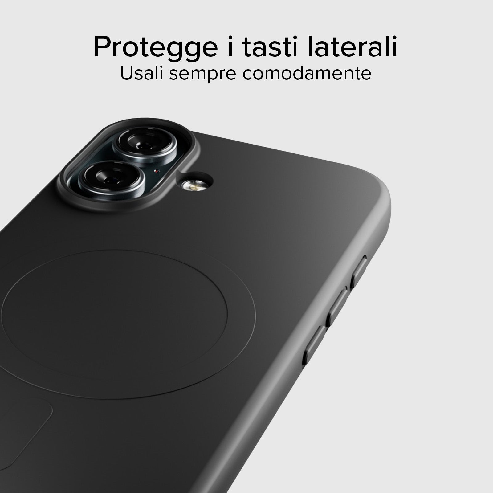 Instinct Mag - cover per iPhone 16 Plus morbida e compatibile con MagSafe