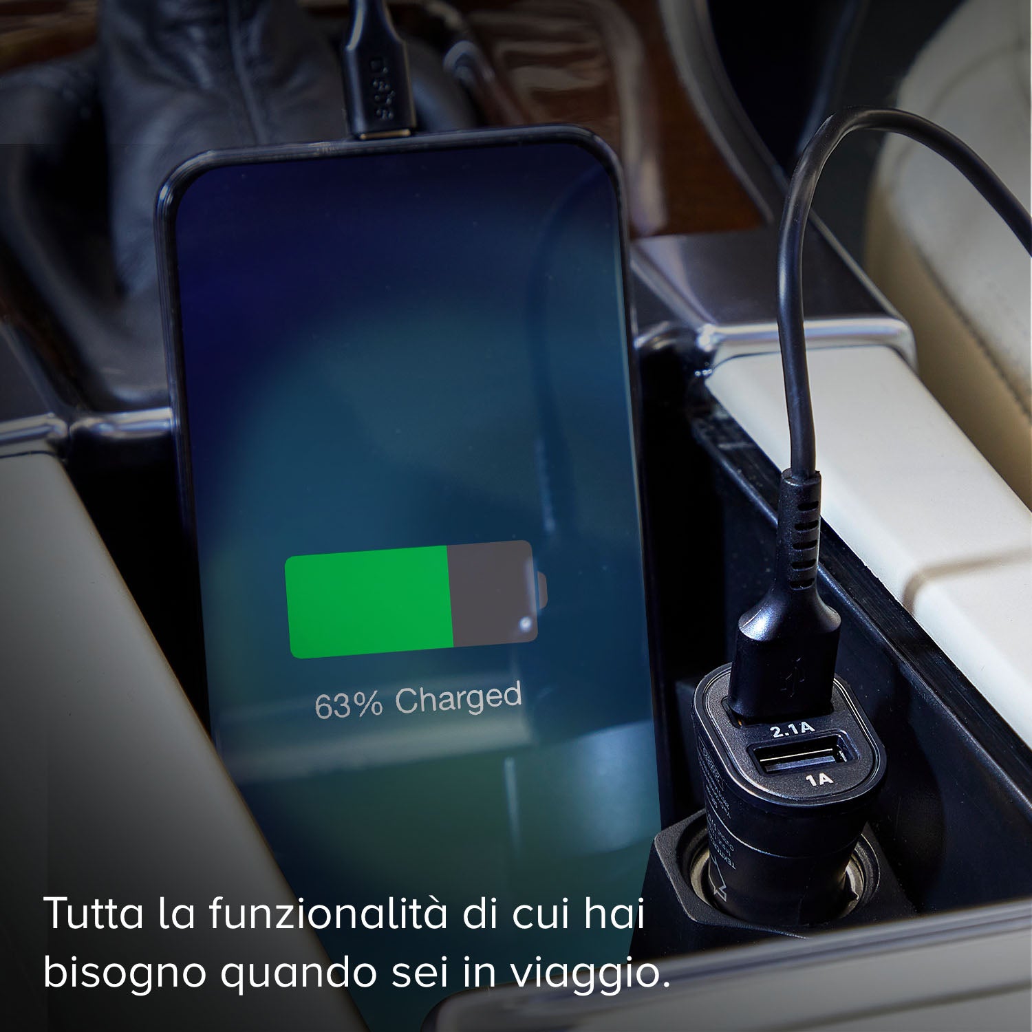 Kit de carga USB-Tipo C para coche