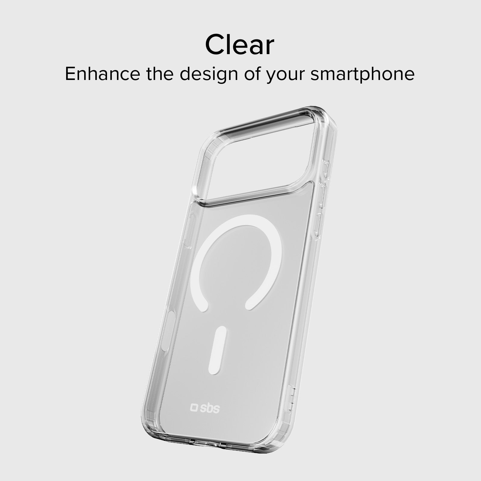 Transparente, dünne Hülle für iPhone 17 Pro, kompatibel mit MagSafe-Laden