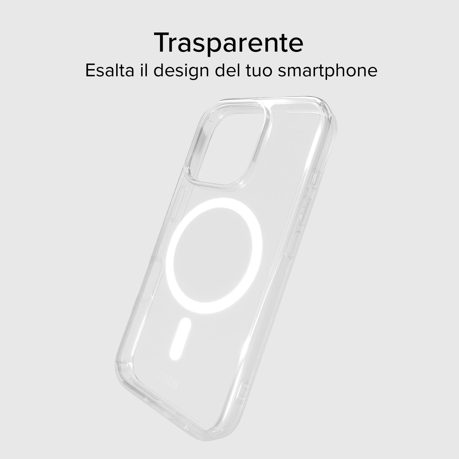 Funda rígida transp. carga MagSafe iPhone 16 Pro Max