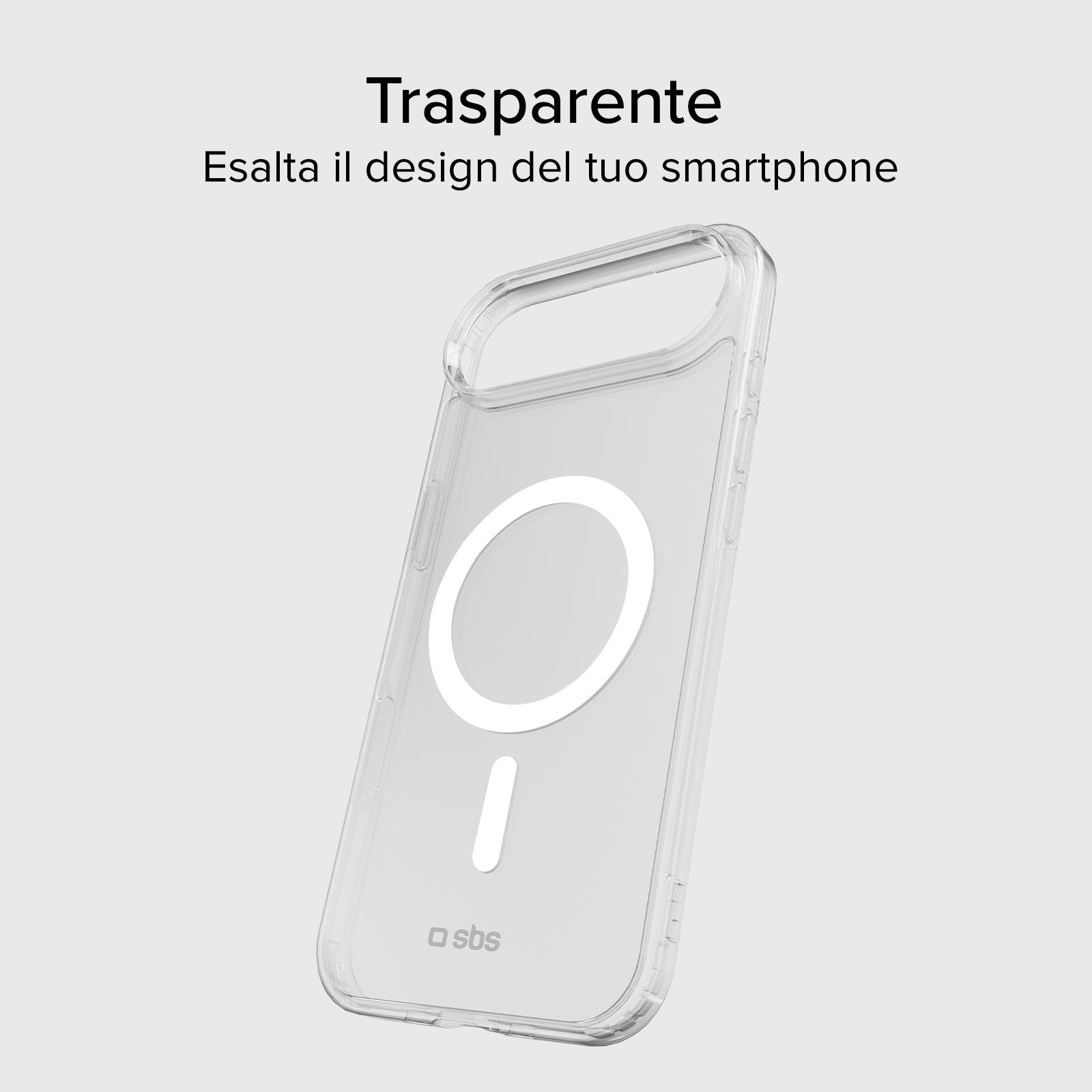 Transparente steife Hülle, kompatibel mit MagSafe-Ladefunktion für iPhone Air